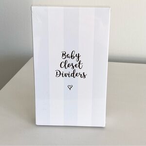 Baby Closet Clothes Dividers Hanging Set New